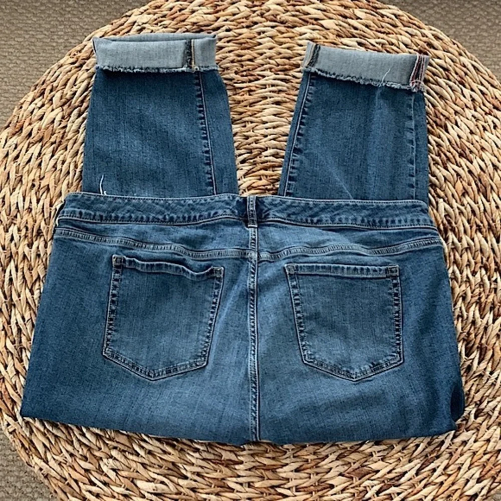 Torrid Distressed Crop Boyfriend Jean